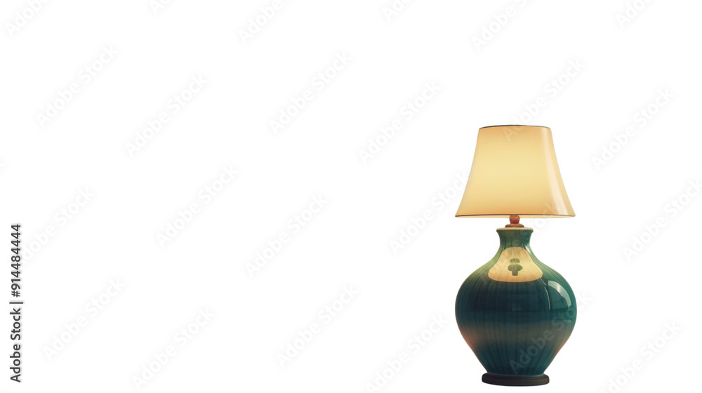 Vase lamp on transparent background Vase lamp on transparent background