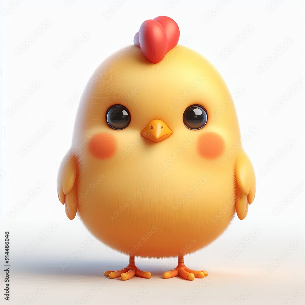 Cute Chick Standing Cartoon , 3d Generative aI
Cute Chick Standing Cartoon , 3d Generative aI