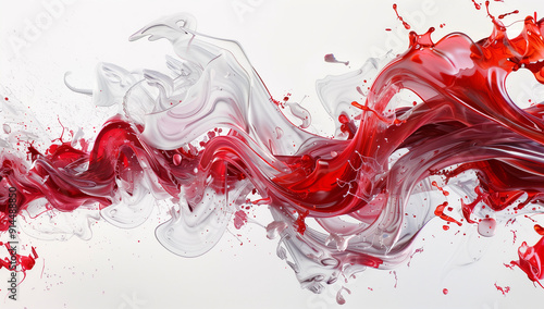 Ink Flow abstract design - liquid wallpaper, homepage, banner