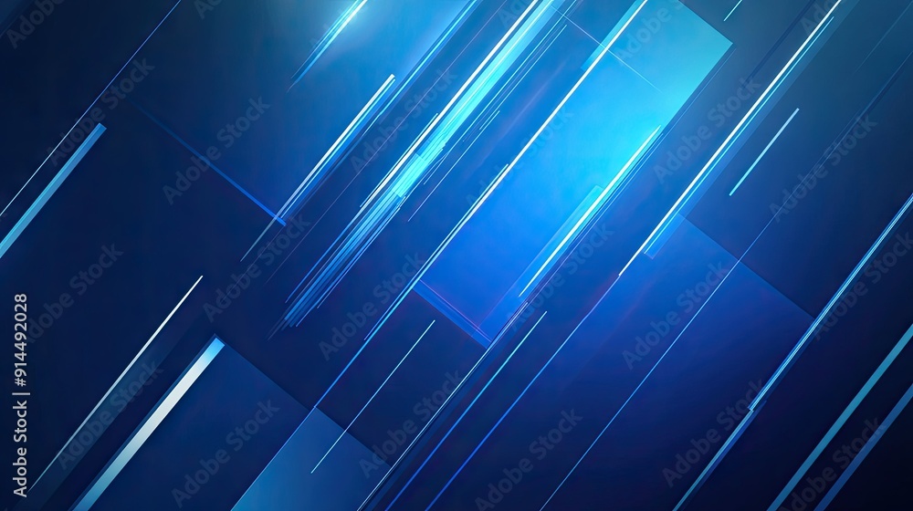 Abstract blue background with futuristic geometric lines and shiny gradients. Perfect for business and technology-related graphics. Abstract blue background with futuristic geometric lines and shiny gradients. Perfect for business and technology-related graphics.