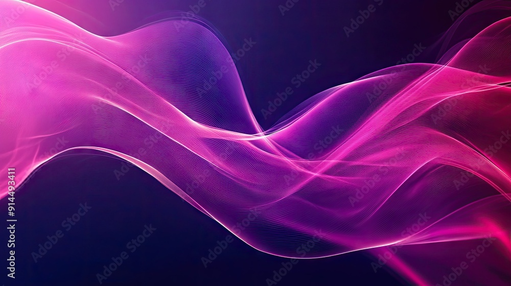 Naklejka premium Abstract fluid background with minimal wavy lines and subtle color transitions, creating a clean and elegant visual effect.
