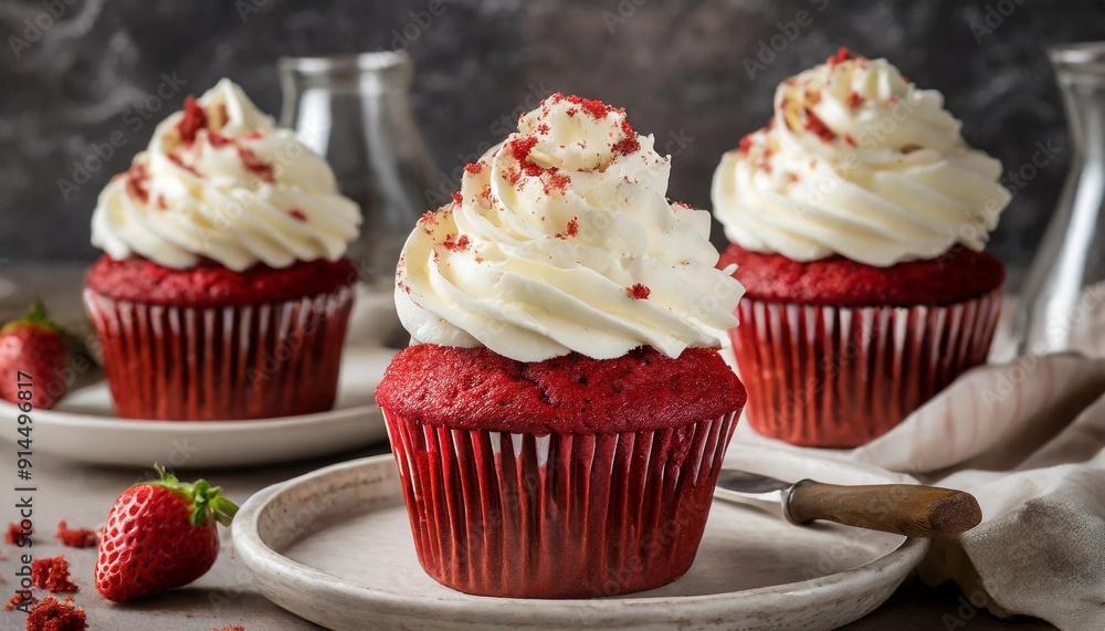 Decadent Red Velvet Cupcakes with Cream Cheese Frosting Decadent Red Velvet Cupcakes with Cream Cheese Frosting