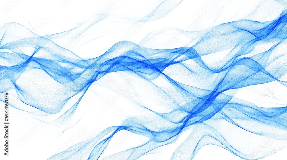 Blue free-line water patterns on a white background, ideal for abstract digital art and minimalist designs. 1 Blue free-line water patterns on a white background, ideal for abstract digital art and minimalist designs. 1