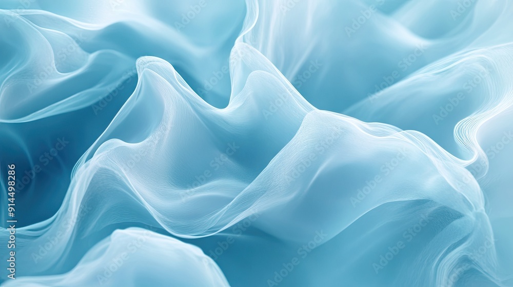 Fototapeta premium Calming blue abstract background with a neutral aqua base, perfect for banners, wallpapers, and contemporary presentation designs.