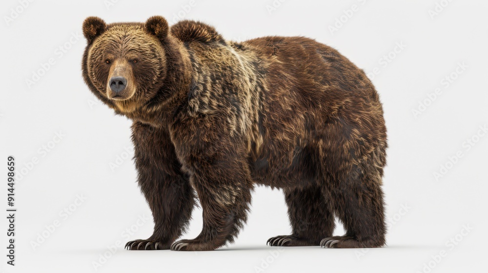Fototapeta premium The Brown Grizzly Bear