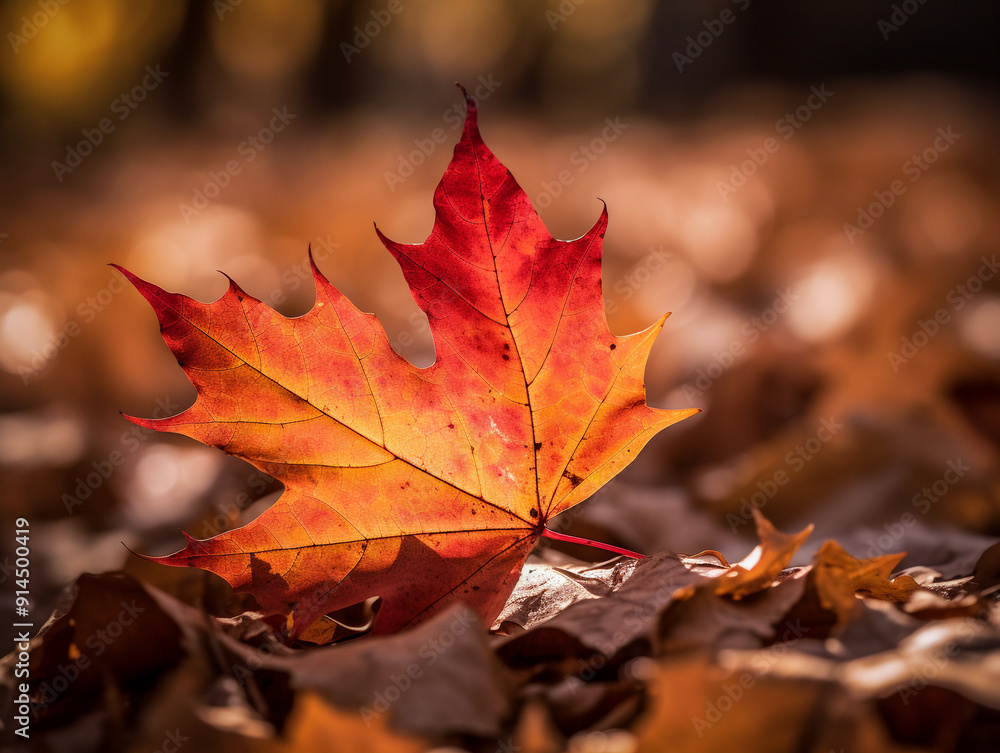 Cozy autumn atmosphere - with autumn leaves and pine cones. AI Generation. Cozy autumn atmosphere - with autumn leaves and pine cones. AI Generation.