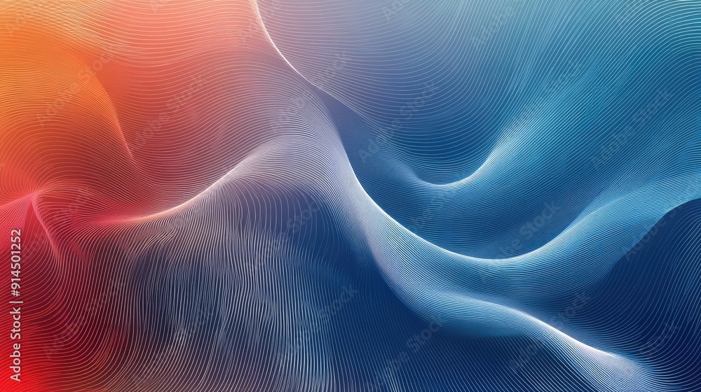 Elegant abstract vector background featuring wave gradient lines, creating a sleek and modern design element. - Elegant abstract vector background featuring wave gradient lines, creating a sleek and modern design element. -