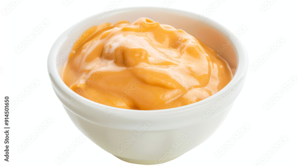 white bowl with chipotle aioli white bowl with chipotle aioli
