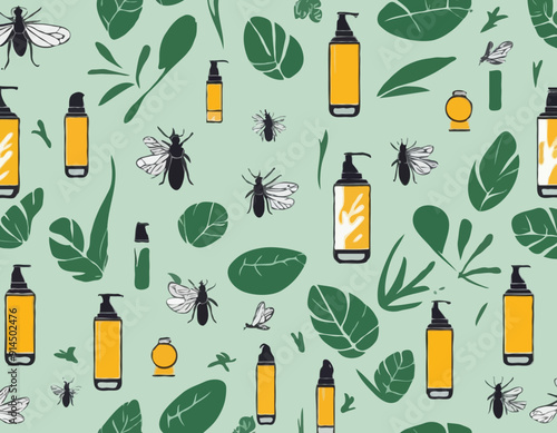 Insect repellent garden care aerosol spray element 