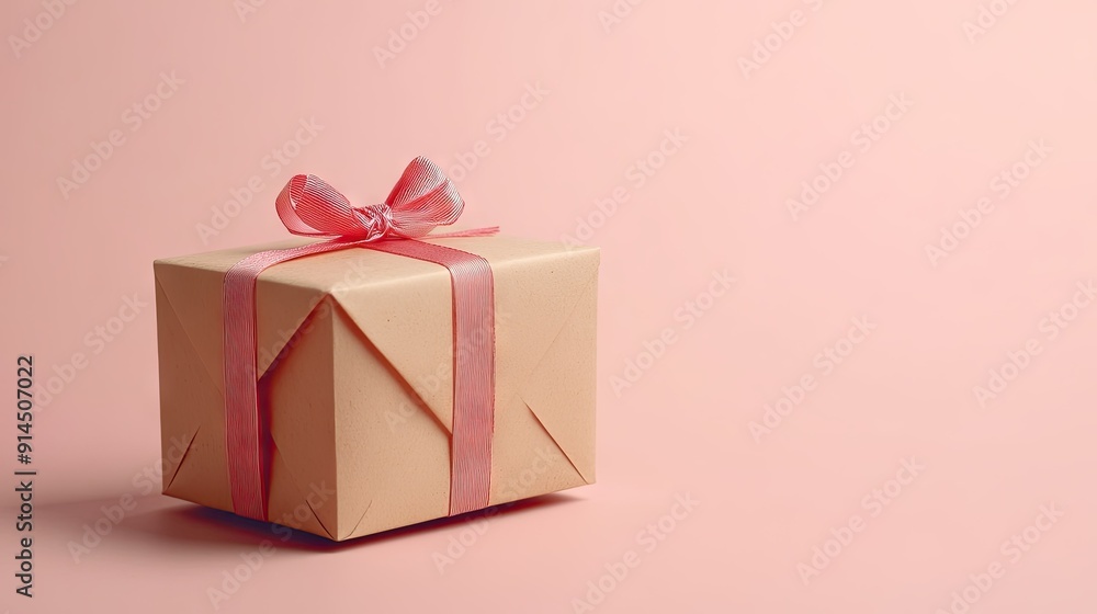 Mailer box with a surprise gift package, isolated on a soft light color background. Perfect for promoting creative gift packaging solutions. Mailer box with a surprise gift package, isolated on a soft light color background. Perfect for promoting creative gift packaging solutions.
