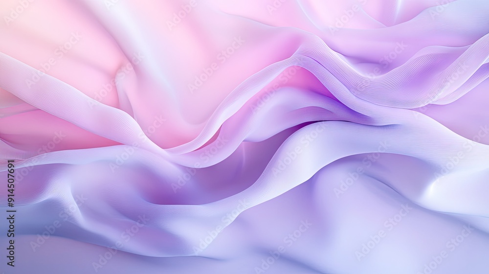 Fototapeta premium Minimalist wavy fluid abstract backdrop with smooth transitions and elegant curves, ideal for clean and modern design projects.