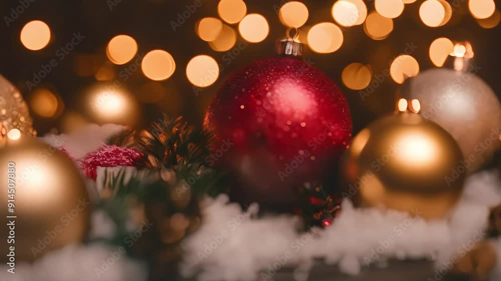 Christmas baubles and lights Christmas baubles and lights