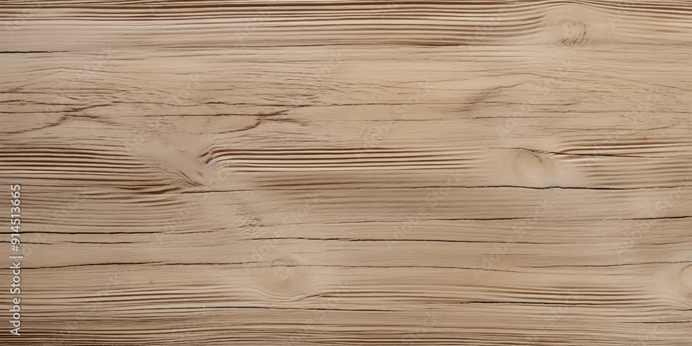 Obraz premium Drewniane tło. Brązowa tapeta z poziomymi deskami z jasnego gatunku surowego drzewa. Podłoga lub ściana z lameli - minimalistyczna tapeta.