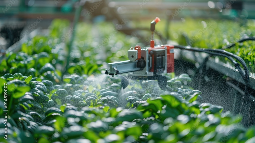 Automated Greenhouse Farming: A Robotic Arm Spraying Plants in a Controlled Environment Automated Greenhouse Farming: A Robotic Arm Spraying Plants in a Controlled Environment