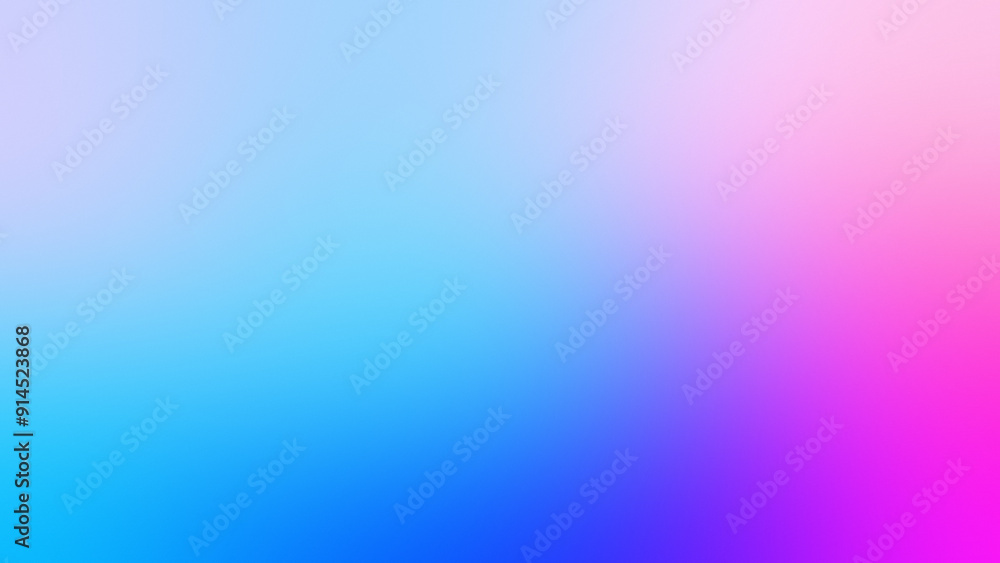 Obraz premium Cyan and Blue Pastel Gradient Effect blank background, Wall and floor abstract texture, Studio blurred illustration, defocused template