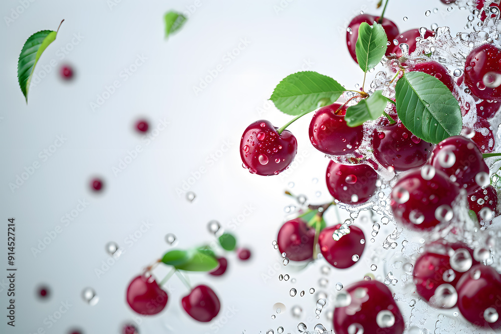 Refreshing Cherries Splash Refreshing Cherries Splash