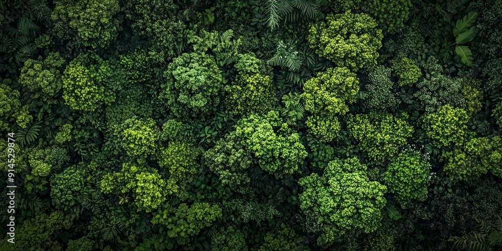 Aerial View of a Beautiful Forest Landscape for Travel and Nature Concepts Generative AI Aerial View of a Beautiful Forest Landscape for Travel and Nature Concepts Generative AI