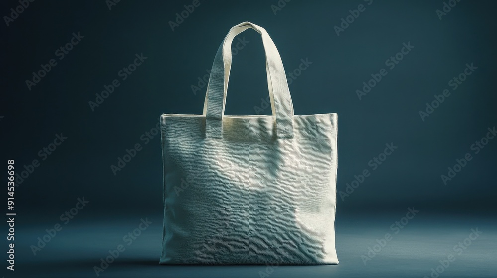 A minimalist scene featuring a white canvas tote bag standing upright on a soft, dark background with gentle lighting.
A minimalist scene featuring a white canvas tote bag standing upright on a soft, dark background with gentle lighting.