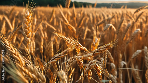 Wheat field, widescreen 16:9, 300 dpi, with space for text photo