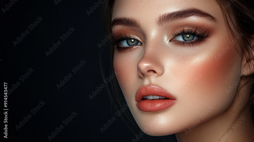 Professional Makeup Artist Enhances Beauty Professional Makeup Artist Enhances Beauty