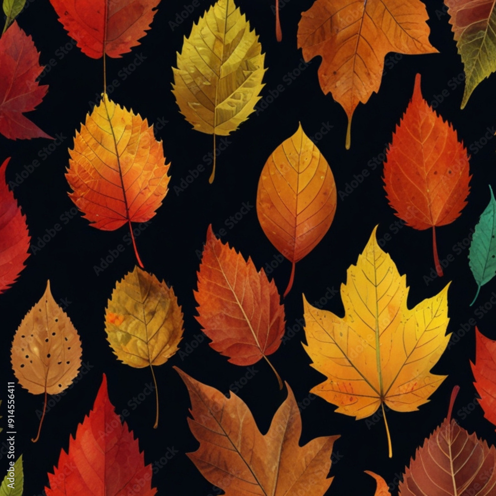 Fototapeta premium autumn leaves background