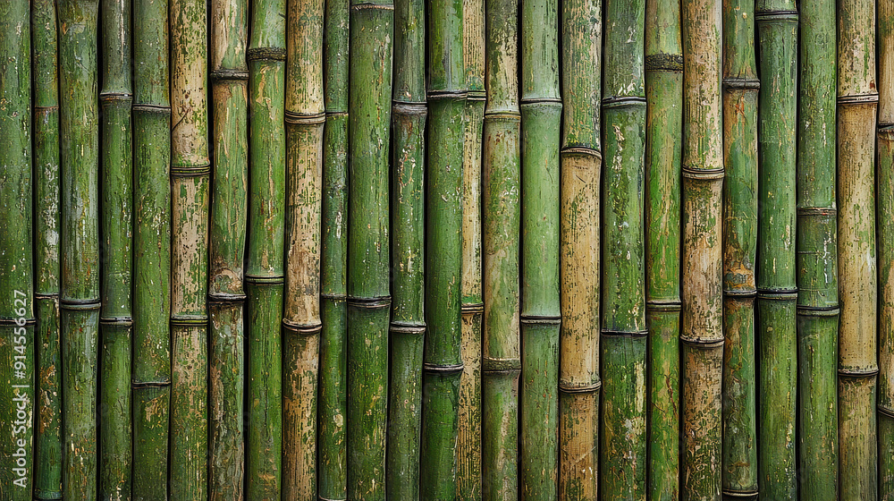 A close, detailed view of green bamboo stalks, showcasing the intricate natural textures and patterns of the bamboo, creating a connection with nature. A close, detailed view of green bamboo stalks, showcasing the intricate natural textures and patterns of the bamboo, creating a connection with nature.