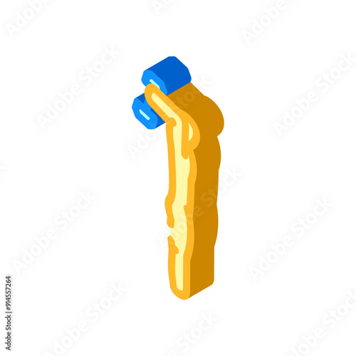 leg press fitness exercise isometric icon vector. leg press fitness exercise sign. isolated symbol illustration