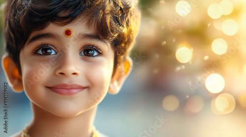 a close up of a doll with a smile photo