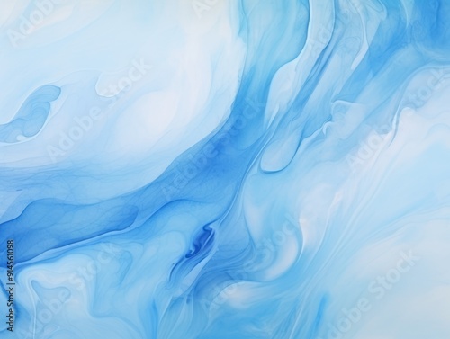 Abstract watercolor paint background light blue with liquid fluid texture for background, banner