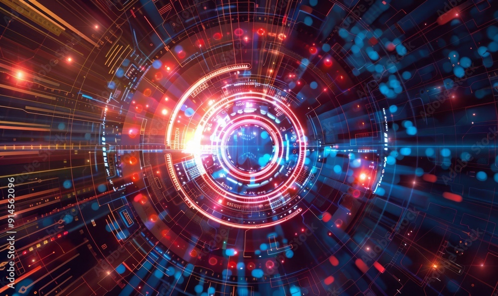 Obraz premium Abstract technology background