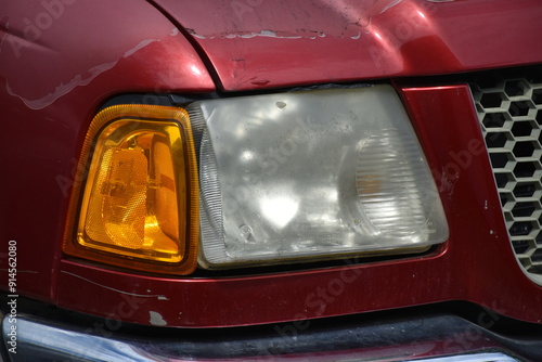 Headlight on a Truck