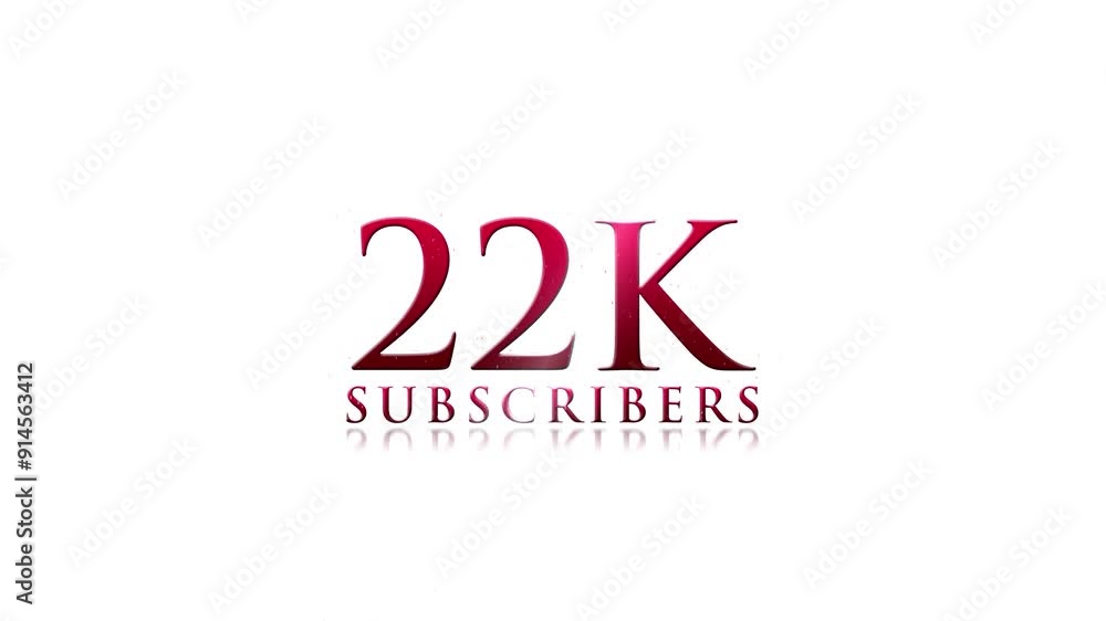 22k Subscribers, Congratulations 22k Subscribers, 22k Subscribers Text Animation, 3D 22k Subscribers Video Animation 22k Subscribers, Congratulations 22k Subscribers, 22k Subscribers Text Animation, 3D 22k Subscribers Video Animation