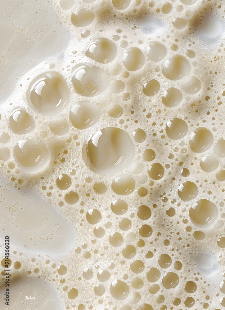 Abstract texture of whipped fresh milk cream, bubbles and milk rivers. Shampoo foam with bubbles. Confectionery or cosmetic banner Abstract texture of whipped fresh milk cream, bubbles and milk rivers. Shampoo foam with bubbles. Confectionery or cosmetic banner