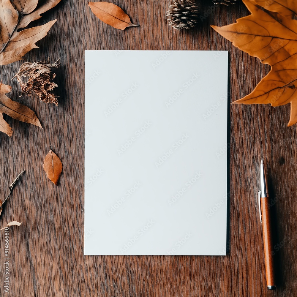 Autumn Stationery Mockup Autumn Stationery Mockup