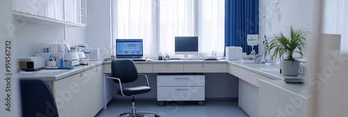 Well maintained doctor office with modern machines