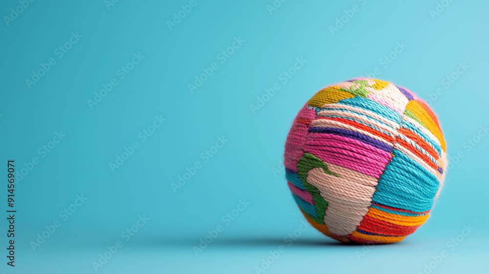 A conceptual image of a globe wrapped in a colorful Hispanic tapestry, symbolizing the global influence and cultural richness of Hispanic communities. A conceptual image of a globe wrapped in a colorful Hispanic tapestry, symbolizing the global influence and cultural richness of Hispanic communities.