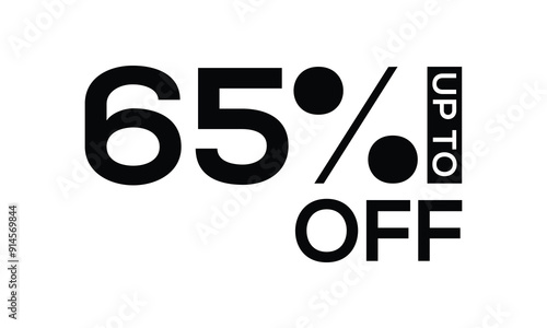 discount vector, up to 65 percent off vector, 65 off vector