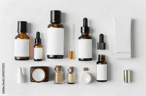 Assorted Collection of Bottles of Varying Sizes and Shapes