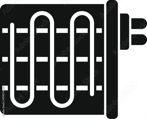 Car radiator ensuring optimal engine temperature by dissipating heat, a crucial component for vehicle performance
