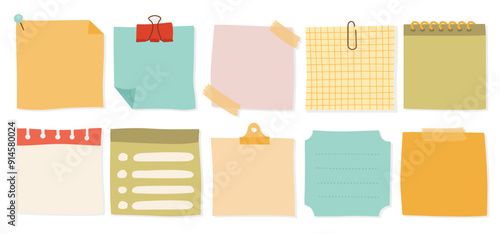 post its organizing notes colors clips and binder
