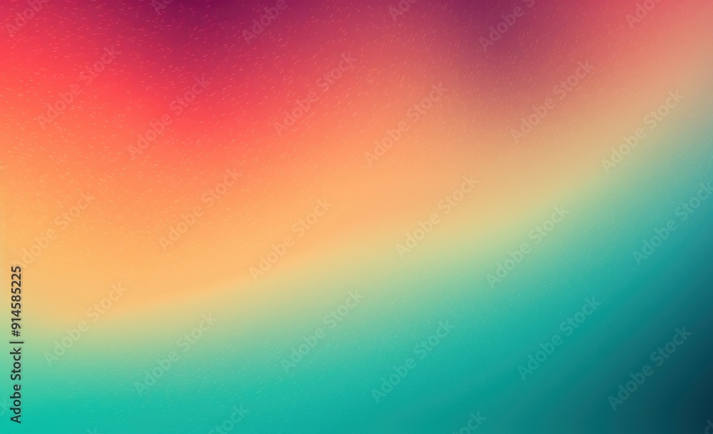 Orange teal green pink abstract grainy gradient background noise texture effect summer poster design Orange teal green pink abstract grainy gradient background noise texture effect summer poster design