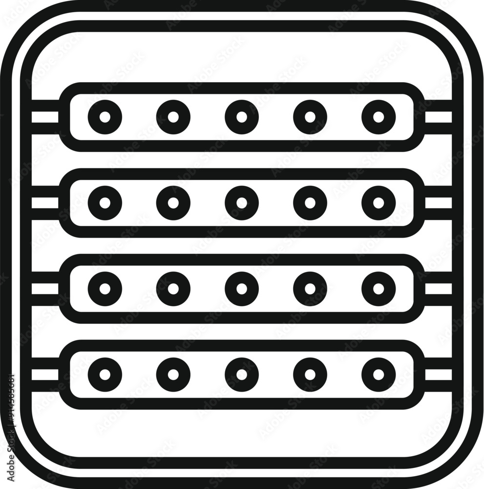 Abacus with round beads for calculating is representing traditional arithmetic tool for counting and math education Abacus with round beads for calculating is representing traditional arithmetic tool for counting and math education