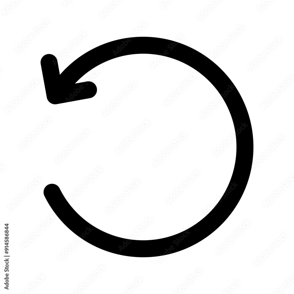 rotate line icon rotate line icon