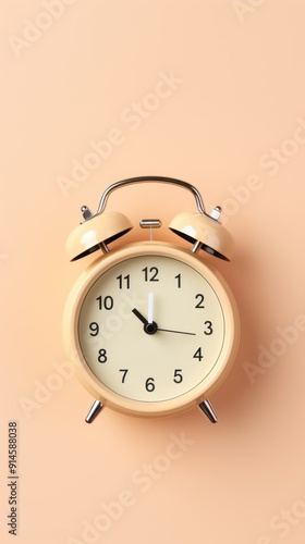 alarm clock on background time management alarm bell waking up sleep sleeping concept hour ringing timer design