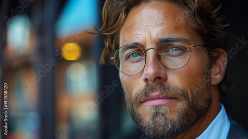 Close Up of Person Wearing a Suit