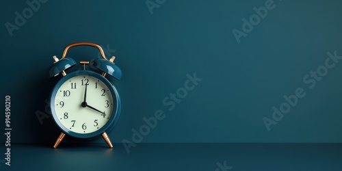 alarm clock on background time management alarm bell waking up sleep sleeping concept hour ringing timer design photo