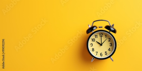 alarm clock on background time management alarm bell waking up sleep sleeping concept hour ringing timer design