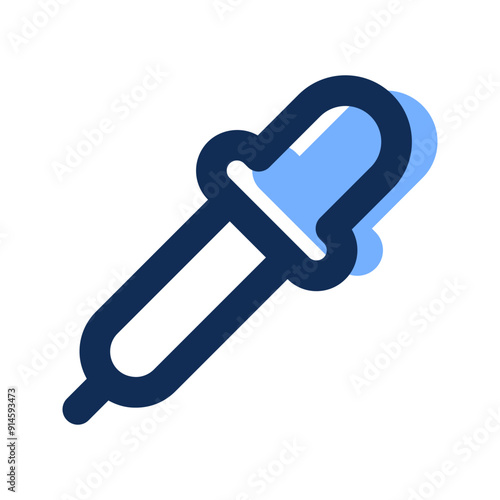 color picker filled line icon