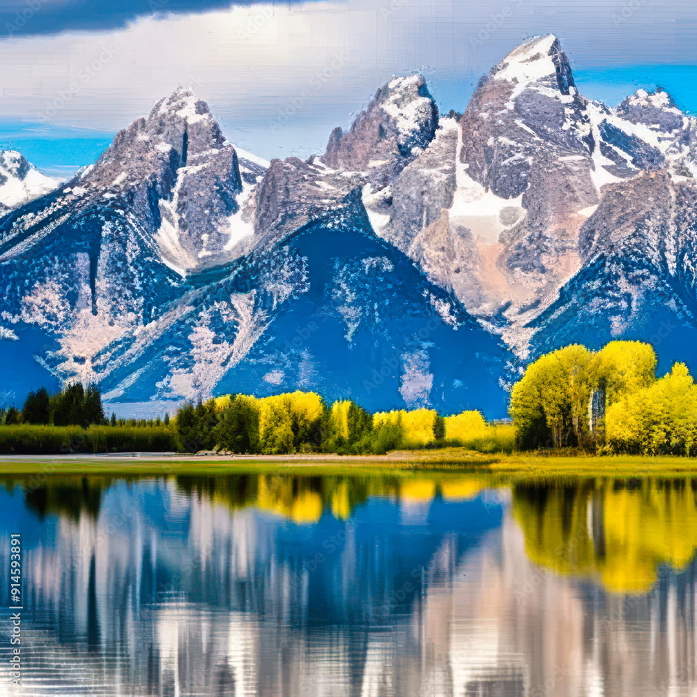 Obraz premium Grand Teton National Park
