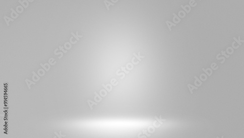 studio display empty background in white color with grey shade